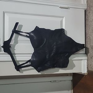 Pleather bodysuit